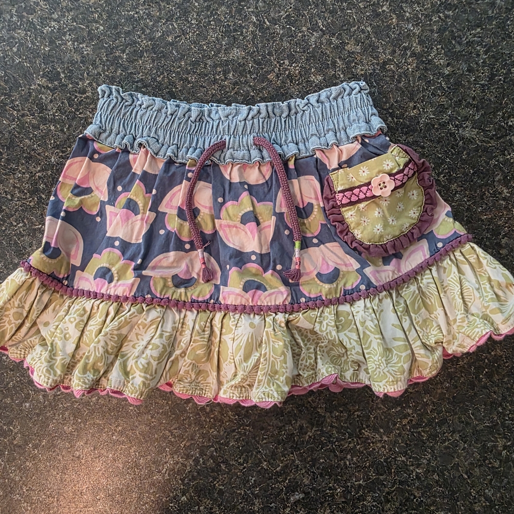 Matilda Jane Pink and Orange Bubble Skort
